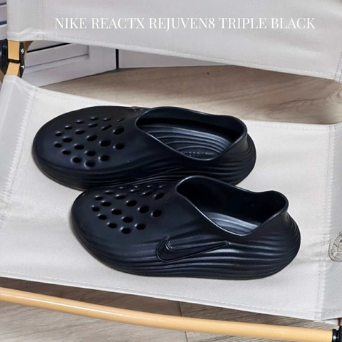 2007 - Giày Nike ReactX Rejuven8 Triple Black HV5062-001 (W) [HÀNG CHÍNH HÃNG]