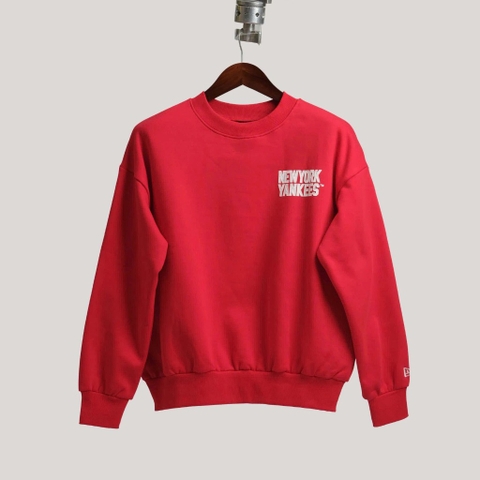 2248 - Áo Sweater New Era NY New York Yankees Basic Đỏ [HÀNG CHÍNH HÃNG]