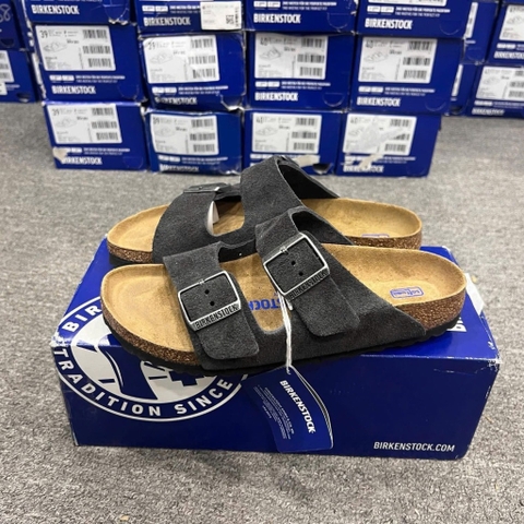 2009 - Dép BirkenStock Arizona Velvet Grey 552323 [HÀNG CHÍNH HÃNG]