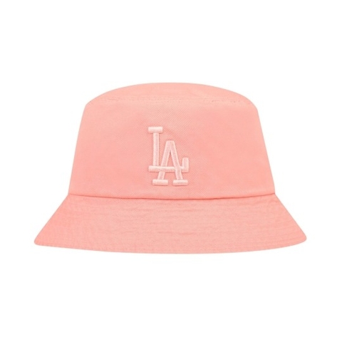1067 -  Nón MLB LA Bucket Hat Basic Logo LA Dodgers - Hồng Pink - Code 32CPHB111 07P [HÀNG CHÍNH HÃNG]