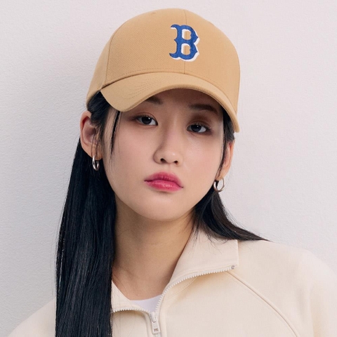 1001 -  Nón MLB Logo Varsity Boston Red Sox Beige - Code 3ACPV084N 43BGD [HÀNG CHÍNH HÃNG]