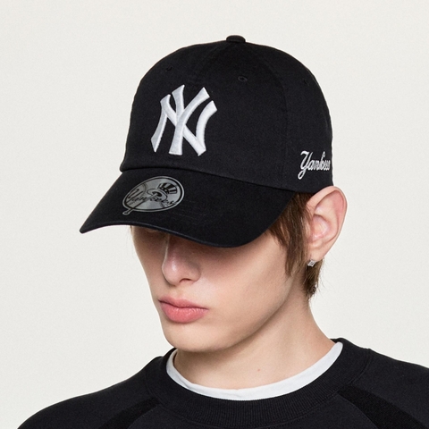 1887 - Nón MLB NY Signature Unstructured New York Yankee Black 3ACPB245N-50BKS [HÀNG CHÍNH HÃNG]