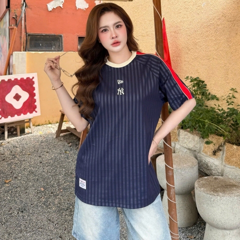 1926 - Áo New Era NY New York Yankees - Xanh Xọc Viền Cổ Trắng 15877460	 [HÀNG CHÍNH HÃNG]