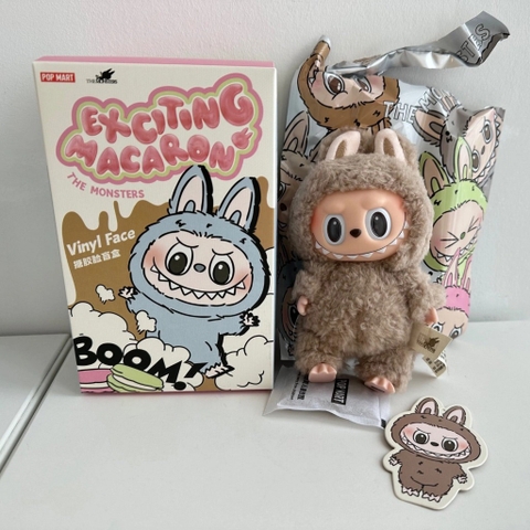 1090 - Labubu Toffee Nâu Size bé 17cm -  Gấu Bông Art Toy [HÀNG CHÍNH HÃNG] Pop Mart