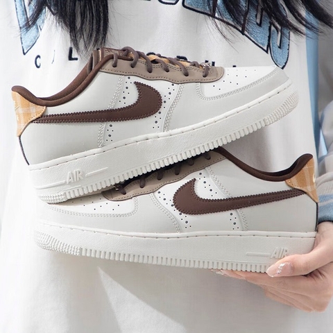 733 -  Giày Nike Air Force 1 LV8 Brogue Sail Brown FV3702 121 [HÀNG CHÍNH HÃNG]