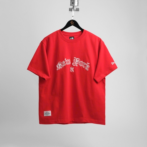 2152 - Áo New Era NY New York Yankee Gothic Font Đỏ [HÀNG CHÍNH HÃNG]