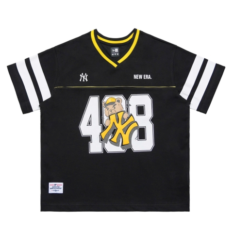 2570 - Áo New Era New York Yankess 4 Gấu 8 Đen [HÀNG CHÍNH HÃNG]