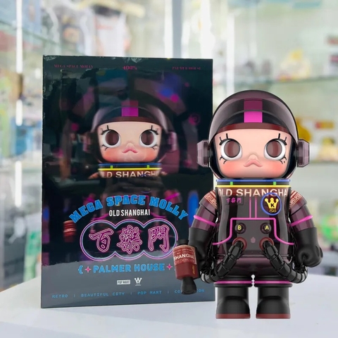 1515 - Molly Shanghai 400% - POPMART MEGA SPACE MOLLY 400% Old Shanghai Palmer House 27610577144 [CHÍNH HÃNG]