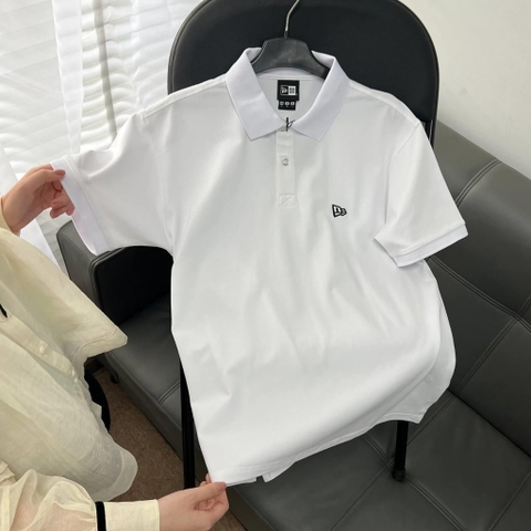 881 - Áo New Era Polo Flag PIQ Trắng 13570087 [HÀNG CHÍNH HÃNG]