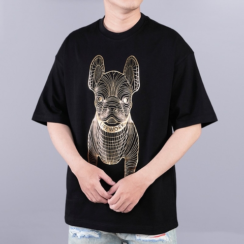 843 -  Áo Life Work Logo Radoc Signature - P.Black Gold - Code LW225TS091 [HÀNG CHÍNH HÃNG]