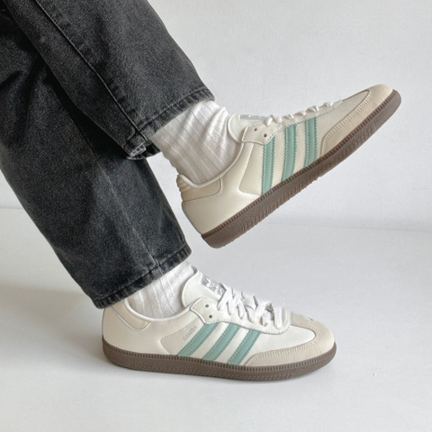 1375 - Giày Adidas Samba OG White Hazy Green IH2752 [CHÍNH HÃNG]