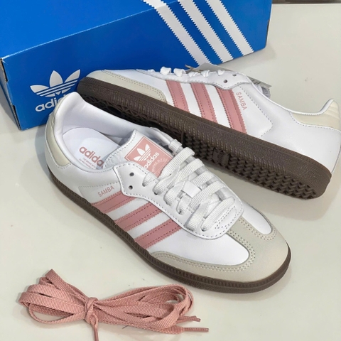 1681 - Giày Adidas Samba OG White Wonder Mauve JI2677 [HÀNG CHÍNH HÃNG]