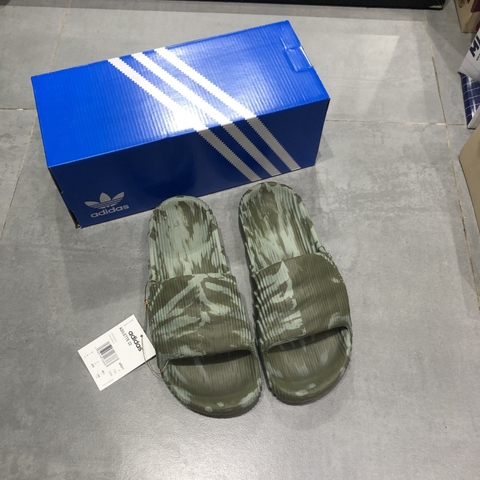 1365 -  Dép Adidas Adilette 22 - Olive Green - Xanh Đậm - HP6517 [HÀNG CHÍNH HÃNG]