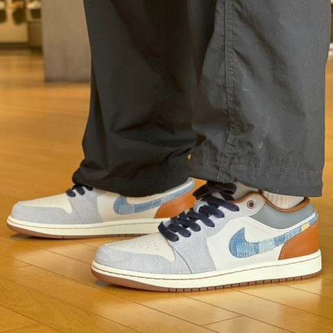 649 -  Giày Nike Air Jordan 1 Low SE Phantom Denim Swoosh FZ5042 041 [HÀNG CHÍNH HÃNG]