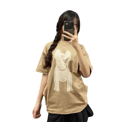 1741 -  Áo Life Work Silket Racket Dark Beige Short LW255TS982 [HÀNG CHÍNH HÃNG]