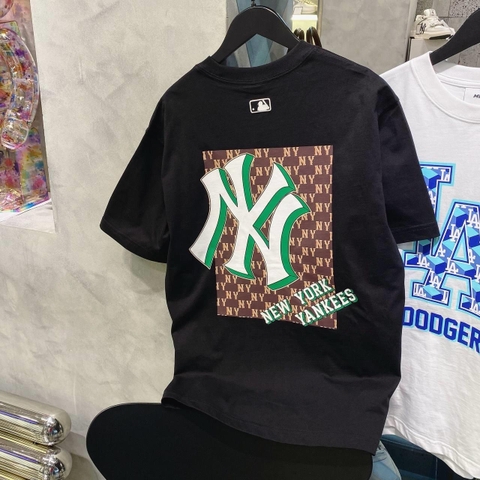 541 -  Áo MLB NY Monotive Overfit - Đen - NY Monogram - Code 3ATSM3033N-50BKS [HÀNG CHÍNH HÃNG]