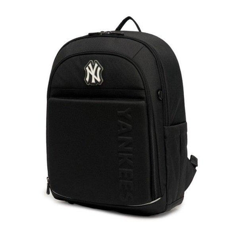 723 -  Balo MLB NY Veteran School Bag - Chữ NY Phát Sáng - Đen - Code 7ABK0053N 50BKS [HÀNG CHÍNH HÃNG]