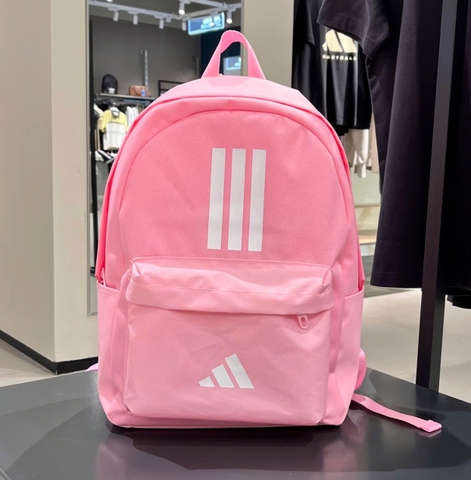 1950 - Balo Adidas Classic Back-to-School 3-Stripes Backpack Pink IS7046 [HÀNG CHÍNH HÃNG]