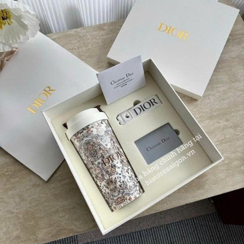 2133 - Bình Giữ Nhiệt Dior Gift Full Box Butterfly - Dior Tumbler (Gift Hãng Tặng Khách) [HÀNG CHÍNH HÃNG]
