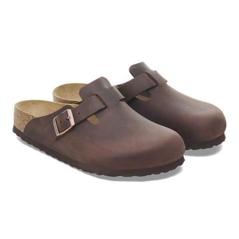 2050 - Dép Birkenstock Boston Habana 860133 Oiled Leather [HÀNG CHÍNH HÃNG]