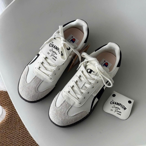 1669 - Giày Champion Essentials T-Trainer Cream Black U4CFCTW14U3 [HÀNG CHÍNH HÃNG]