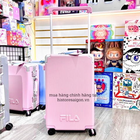 1794 - Vali Fila Hồng Size 24 Ký Gửi Embossed Logo [HÀNG CHÍNH HÃNG]