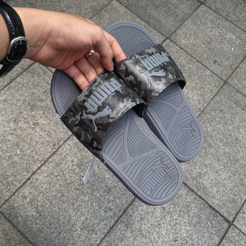 866 -  Dép Puma Cool Cat New 2.0 Camo Gray 392213-02 [HÀNG CHÍNH HÃNG]