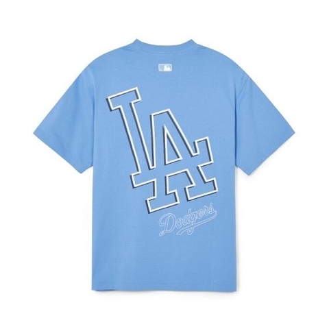 635 -  Áo MLB LA Mega Logo - Xanh Trời - Code 3ATSB0343 07BLM [HÀNG CHÍNH HÃNG]