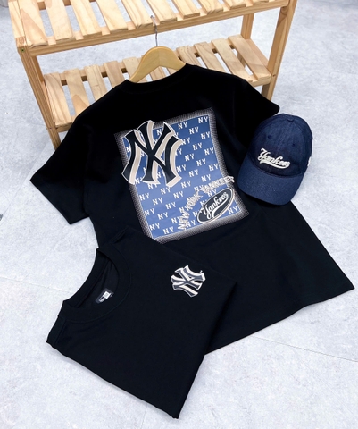 1853 - Áo New Era NY Caro Đen [HÀNG CHÍNH HÃNG]