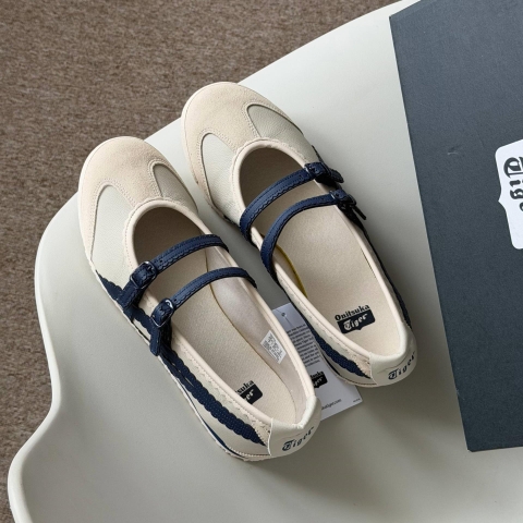 2588 - Giày Onitsuka Tiger Mexico 66 TGRS Birch Peacoat 1182A678-200 [HÀNG CHÍNH HÃNG]