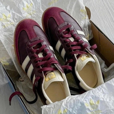 1920 - Giày Adidas Samba OG Maroon Off White Gum JR8844 [HÀNG CHÍNH HÃNG]