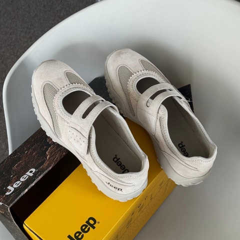 1955 - Giày Jeep Mary Jane Ballet Begie P654W13264 [HÀNG CHÍNH HÃNG]