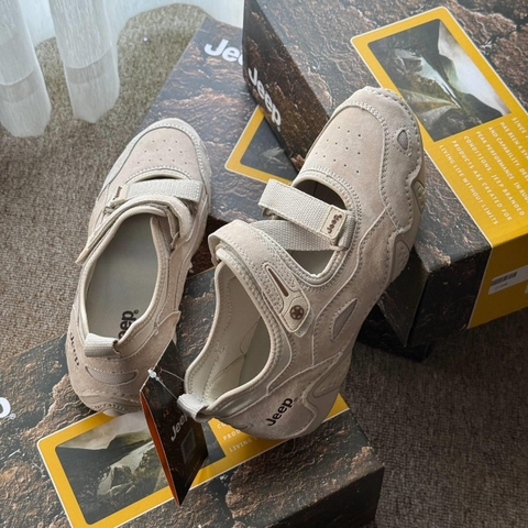 1939 - Giày Jeep Outdoor Shoes Women's Low Top Begie PX241WAS882 [HÀNG CHÍNH HÃNG]