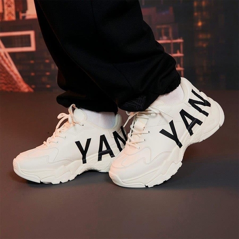 583 -  Giày MLB BigBall Chunky P Mega Logo New York Yankees White - Code 3ASHC2B2N 50WHS [HÀNG CHÍNH HÃNG]