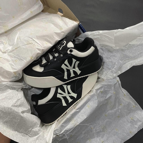 566 -  Giày MLB Korea Chunky Wide New York Yankees Black - 3ASXCCW3N-50BKS [HÀNG CHÍNH HÃNG]
