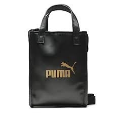 371 -  Túi Puma Core Up Mini Tote X-body Bag - Đen chữ Vàng [HÀNG CHÍNH HÃNG]
