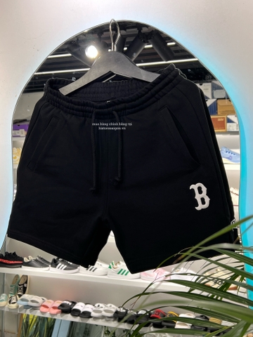 486 -  Quần New Era B Boston - Đen chữ trắng - Code 13574667 [HÀNG CHÍNH HÃNG]