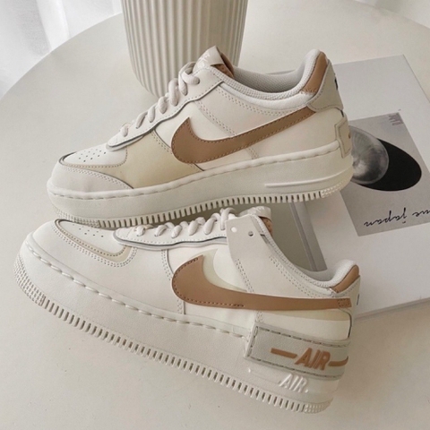 776 -  Giày Nike Air Force 1 Low Shadow Sail Fossil Light Bone CI0919 116 [HÀNG CHÍNH HÃNG]