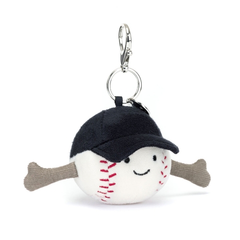 2671 - Jellycat Amuseables Sports Baseball Bag Charm 12cm [HÀNG CHÍNH HÃNG]