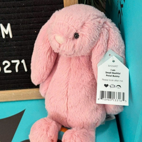 2207 - JellyCat Bashful Bunny Petal 31cm - Jellycat Bashful Petal Bunny Medium 31cm Màu Hồng Tim [HÀNG CHÍNH HÃNG]