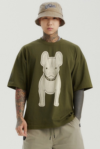 861 -  Áo Life Work Logo Radoc Signature - Khali - Code LW215TS982 [HÀNG CHÍNH HÃNG]