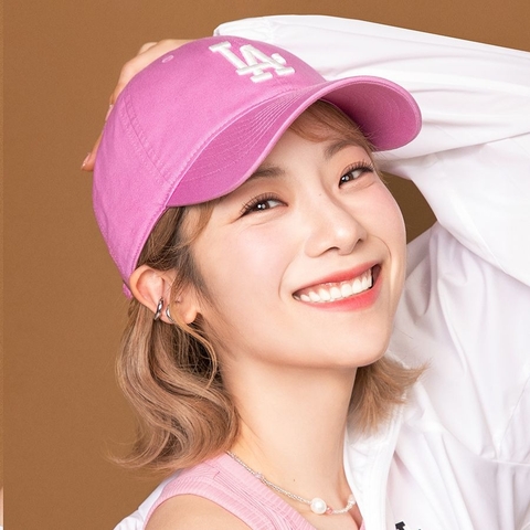 428 -  Nón MLB Unstructured Ball cap - Hồng - Ny Trắng To [HÀNG CHÍNH HÃNG]