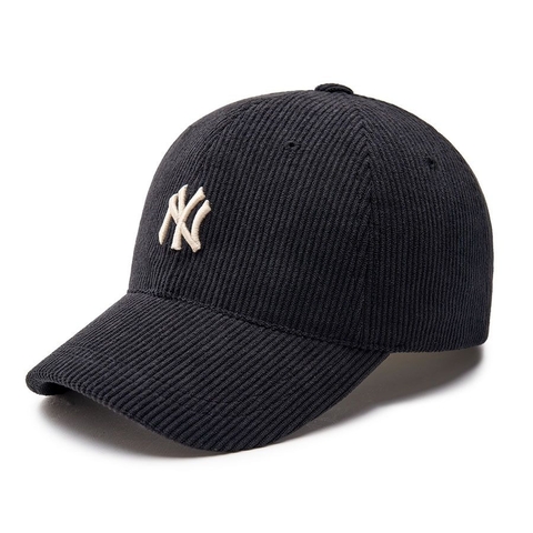 388 -  Nón MLB Unstructured Ball cap - Len - Đen - NY Trắng [HÀNG CHÍNH HÃNG]
