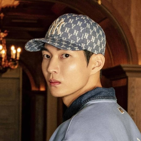 998 -  Nón MLB Monogram NY Denim FW Unisex Street Style - Code 32CPFE011-50N [HÀNG CHÍNH HÃNG]