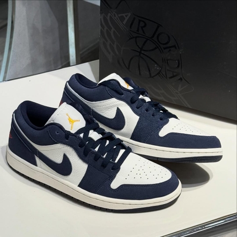 2657 - Giày Nike Air Jordan 1 Low Obsidian Suede IO7448-400 [HÀNG CHÍNH HÃNG]