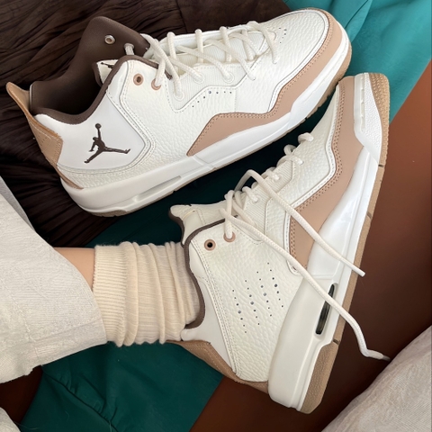 1117 - Giày Nike Air Jordan Courtside 23 Beige Brown - Code FQ6861 121 - [HÀNG CHÍNH HÃNG]