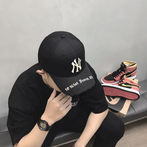 358 -  Nón MLB NY Gothic Address Structure - Đen [HÀNG CHÍNH HÃNG]