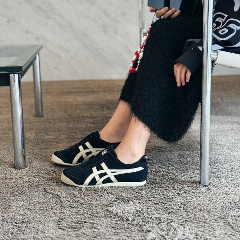 1444 - Giày Onitsuka Tiger Mexico 66 Slip-On Black 1183C157-001 [HÀNG CHÍNH HÃNG]