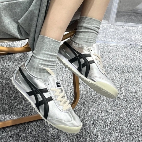 1442 - Giày Onitsuka Tiger MEXICO 66 Pure Silver 1183B566-020 [HÀNG CHÍNH HÃNG]