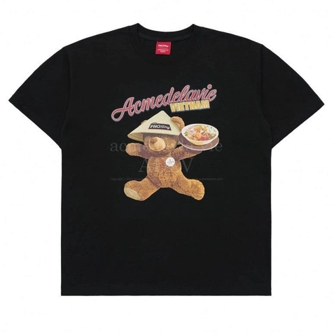 662 -  Áo ADLV x Phở Story Serving Bear - Phở Thìn - Gấu Bưng Phở - Đen - Code ADLV 24SS SSPASV BLK [HÀNG CHÍNH HÃNG]